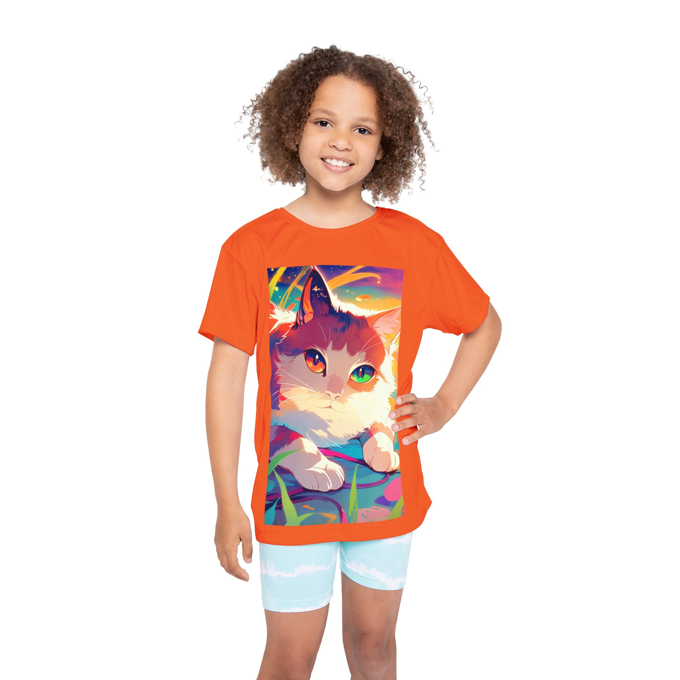 T8 "Lucky Calico Cat T-Shirt – Magical Tribute Design" Aurakidz