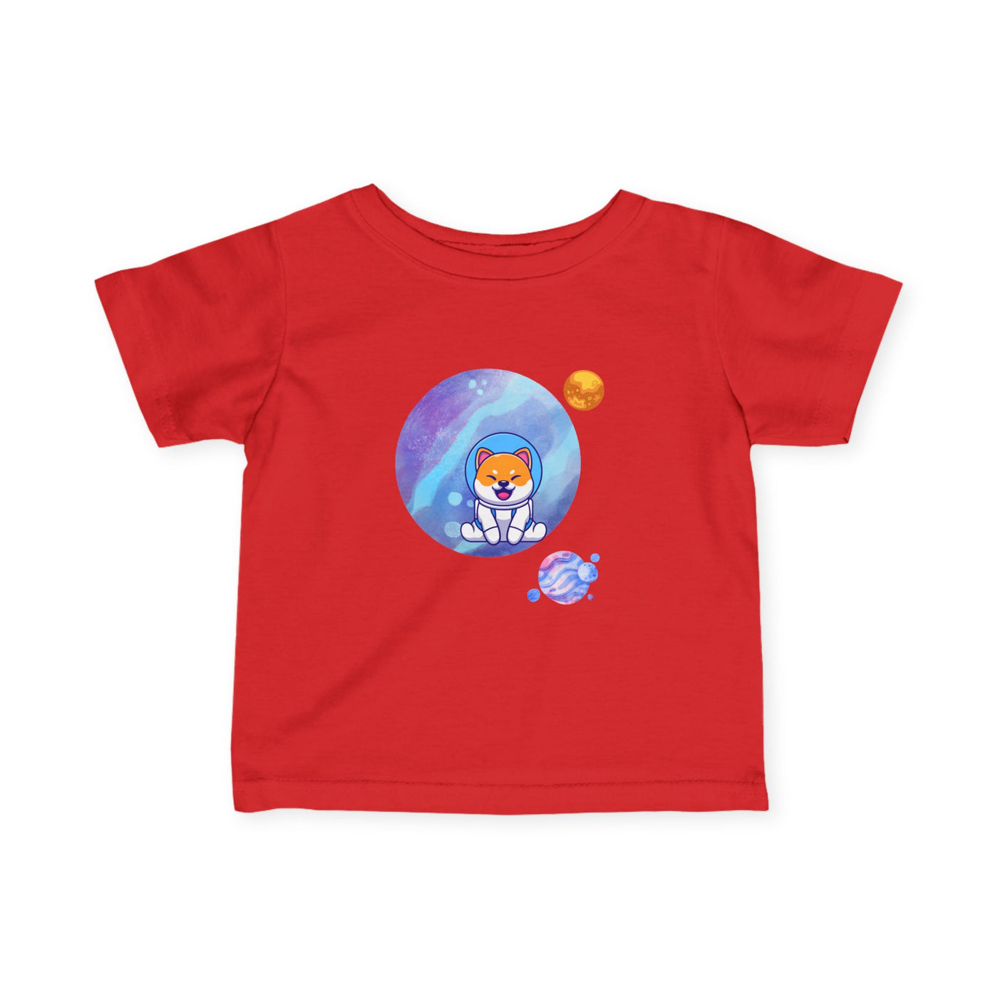 X1 "Kids' Space Dog Tee – Intergalactic Adventure in Ultra-Soft Cotton"