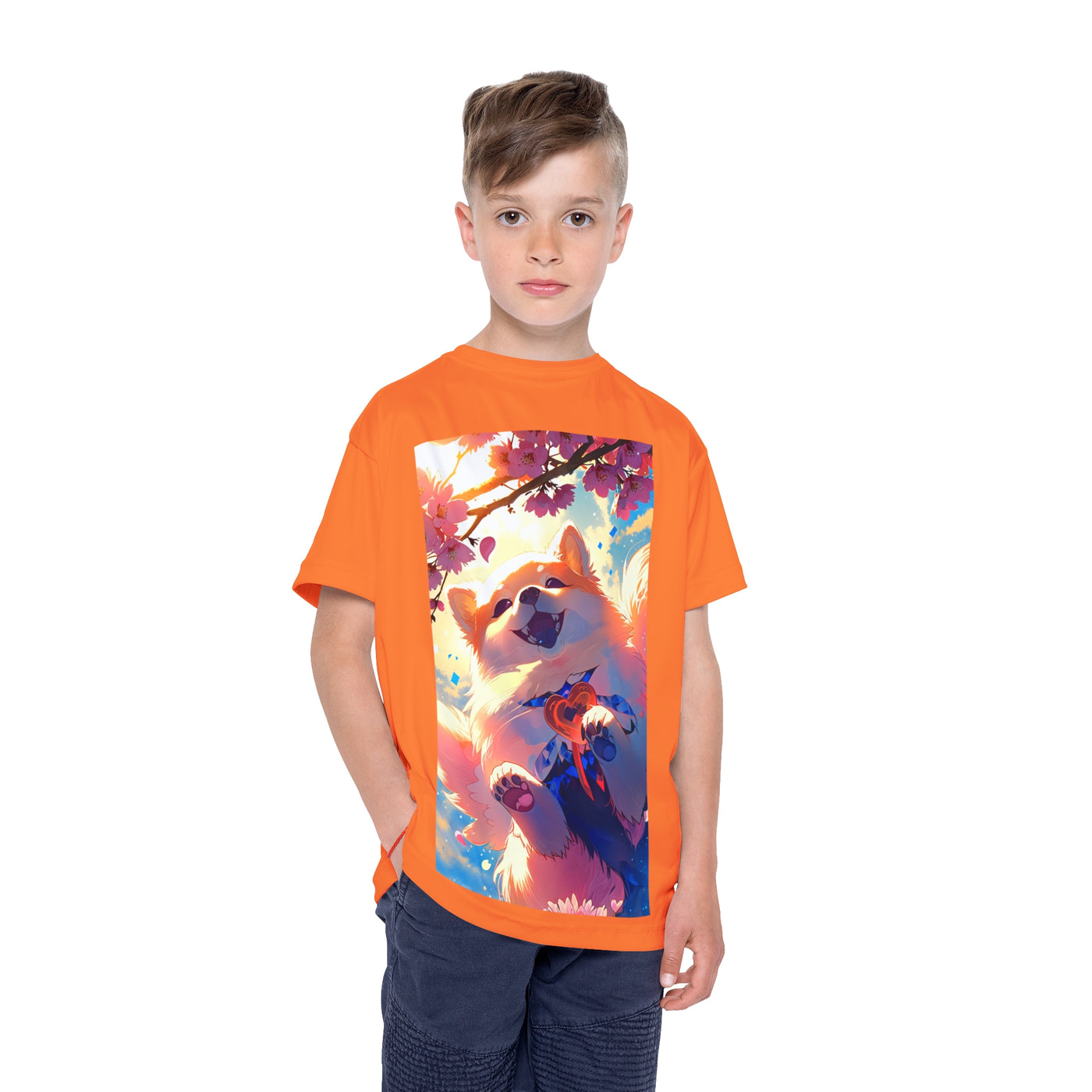 T12 -"Enchanted Puppy Bliss Tee – Manifest Joy & Abundance for Kids & Families"