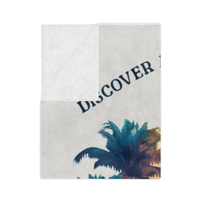 Velveteen Microfiber Blanket paradise