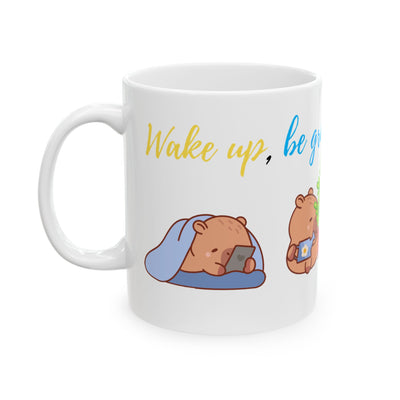 04 capibara despierta, agradece, ama, sonrie