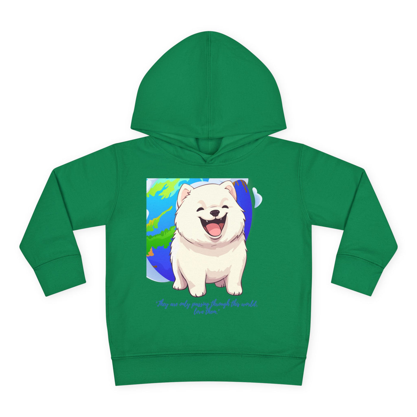 Toddler Pullover Fleece Hoodie - Love for Dogs Sticker Lover Gift