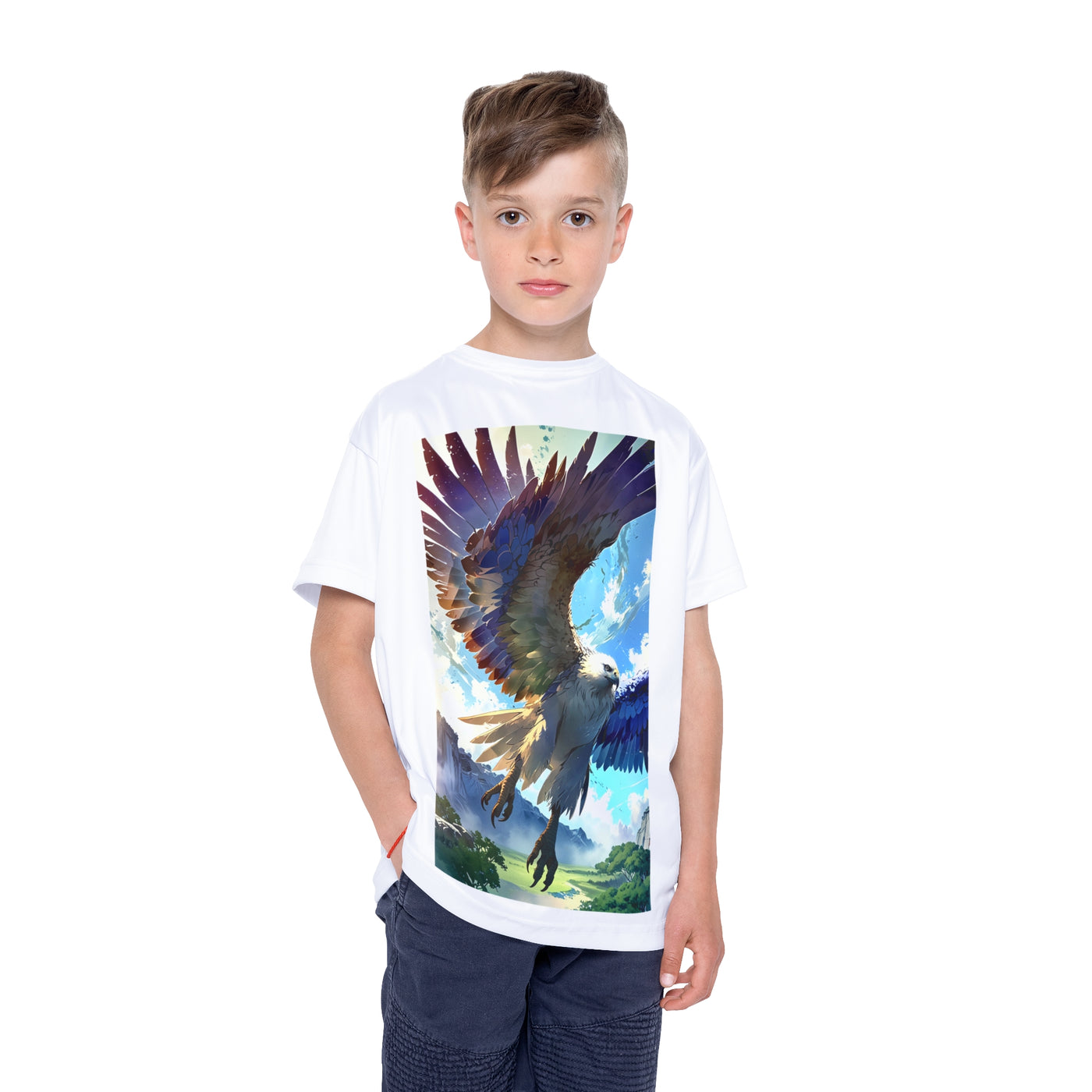 T4 "Free Eagle Tee – Soar High with Unique Thought"