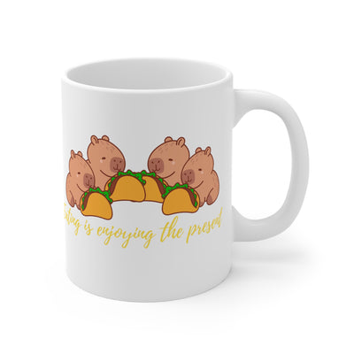 capibara -  eating is enjoying the present