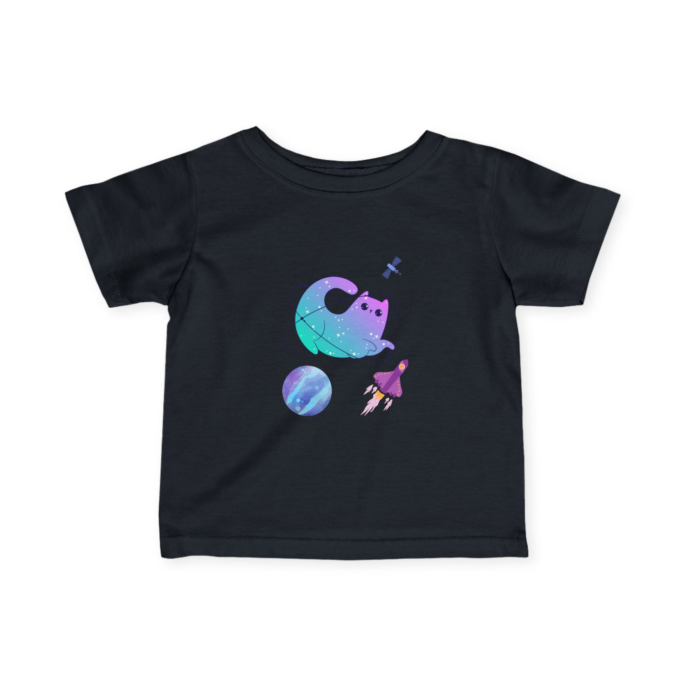 X12 "Cosmic Kitten – Feline Soul of the Universe (Kids Tee Ages 4-6)"