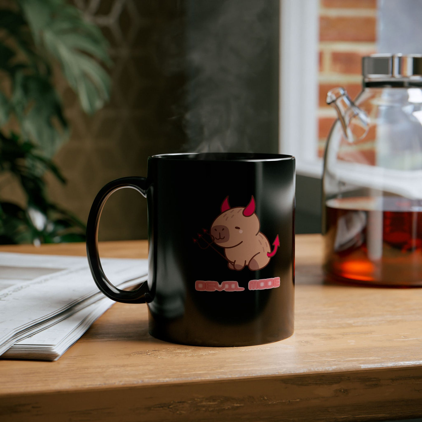"Devil Mode Capybara - Limited Edition Rebel Spirit"