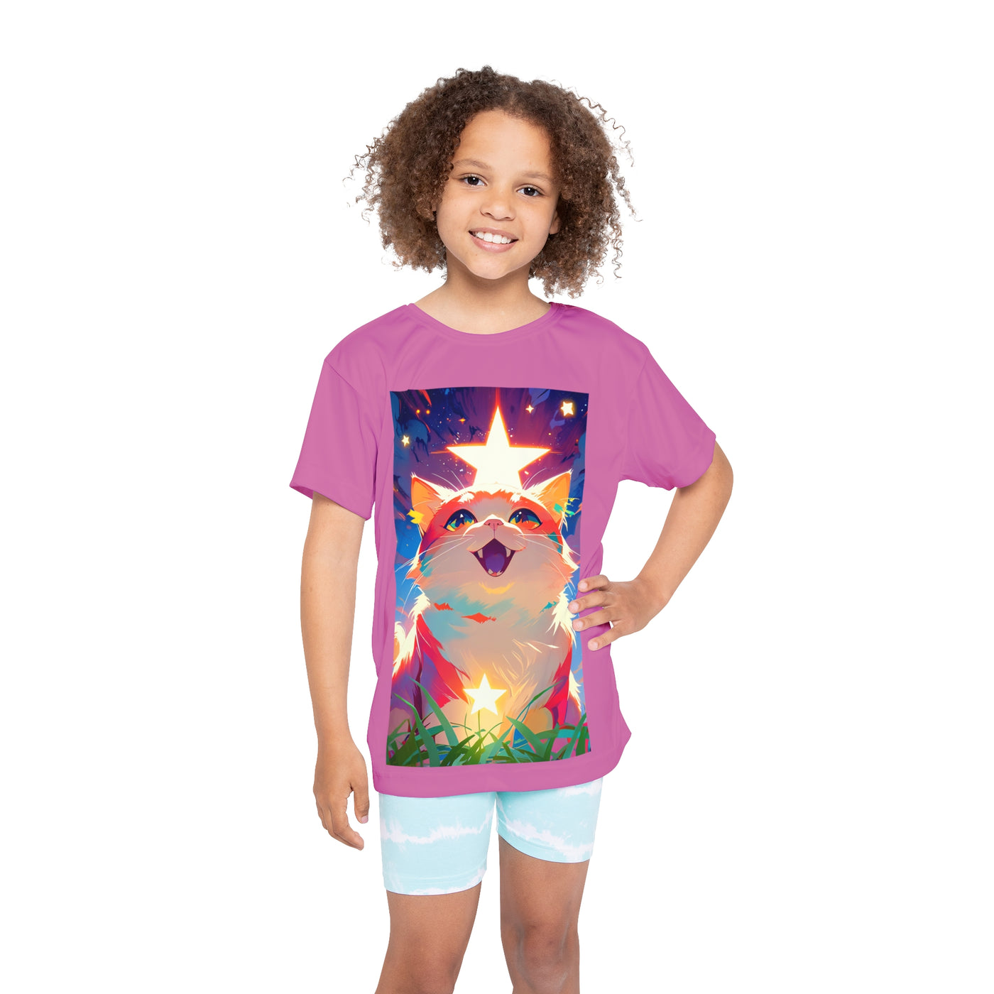 T7 "Natasha Superstar Tee – My Iconic Calico Cat Who Stole the Show"