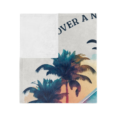 Velveteen Microfiber Blanket paradise