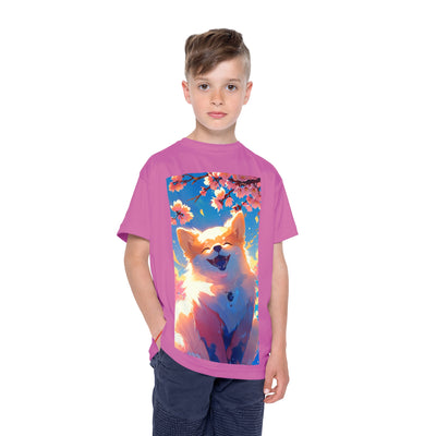 T11 - Pink Happy Puppy Kids T-Shirt | Premium Organic Cotton Design Aurakidz