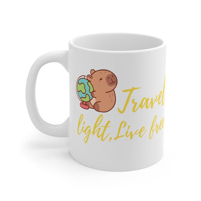 capibara travel light, live free
