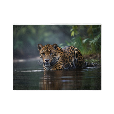 Velveteen Microfiber Blanket jaguar kids