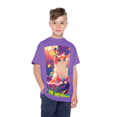 T9 "Mystical Calico Cat Tee – Harmony Woven in Every Thread" Aurakidz