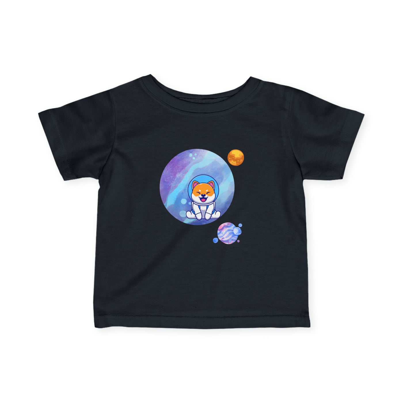 X1 "Kids' Space Dog Tee – Intergalactic Adventure in Ultra-Soft Cotton"