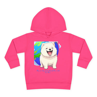 Toddler Pullover Fleece Hoodie - Love for Dogs Sticker Lover Gift
