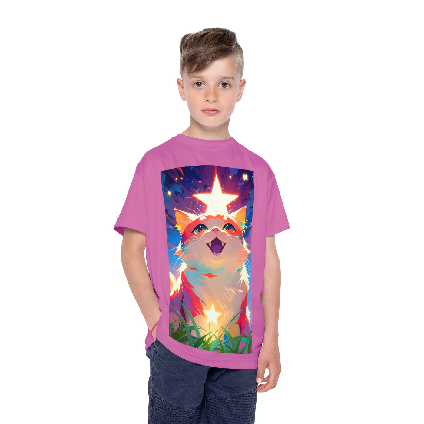 T7 "Natasha Superstar Tee – My Iconic Calico Cat Who Stole the Show"